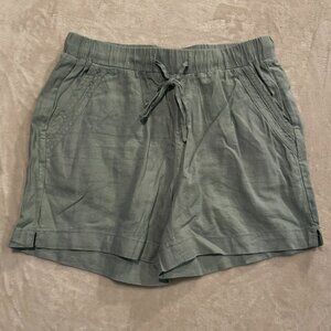 Briggs Light Blue / Mint Green Drawstring with Pockets Shorts Size Small